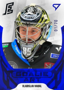 Vladislav Habal Karlovy Vary Tipsport ELH 2022/23 SportZoo 2. serie Goalie Art /70 #GA-23